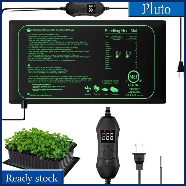 NEW Seedling Heat Mats With Digital Thermostat Controller Plant Heating