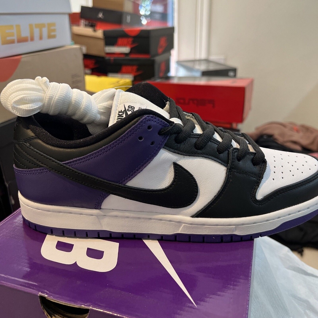 Nike air force deals 270 black court purple