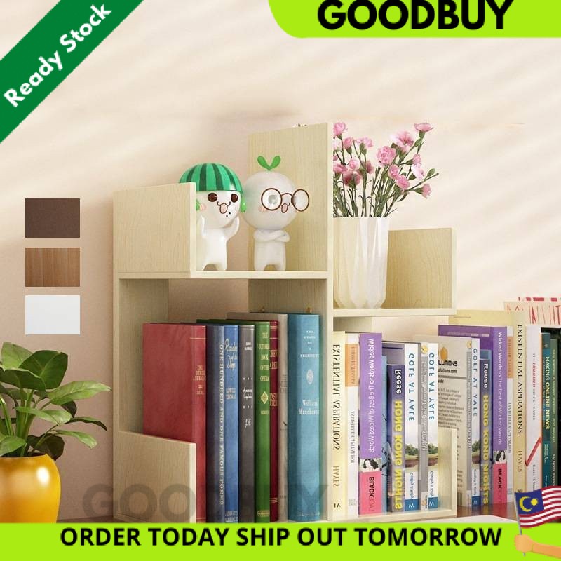 Small Simple Bookshelf Book Rack Storage Rak Buku | Shopee Singapore