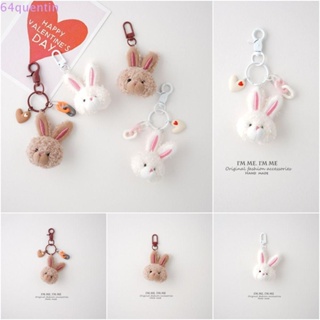 Fashionable Trendy Large Cartoon Rabbit Keychain