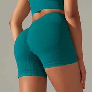 DYNAMIC Logo Scrunch Shorts Workout Women Seamless Sports Butt