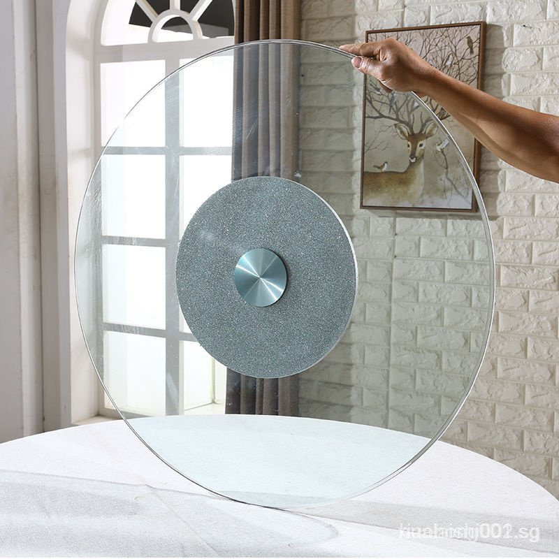 Lazy Susan Tempered Glass Large round Table Turntable Hotel Glass ...