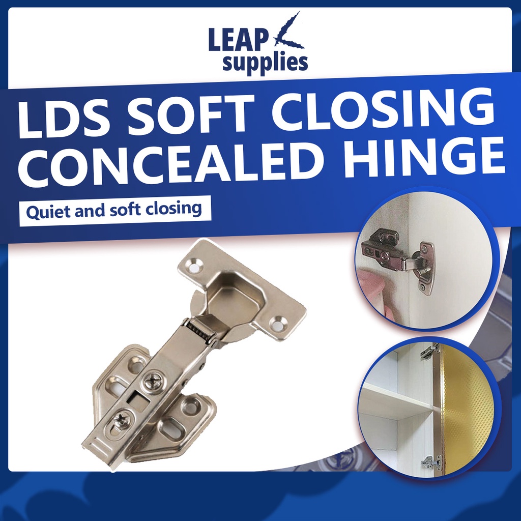 LDS Soft Closing Concealed Hinge Hinges Shopee Singapore