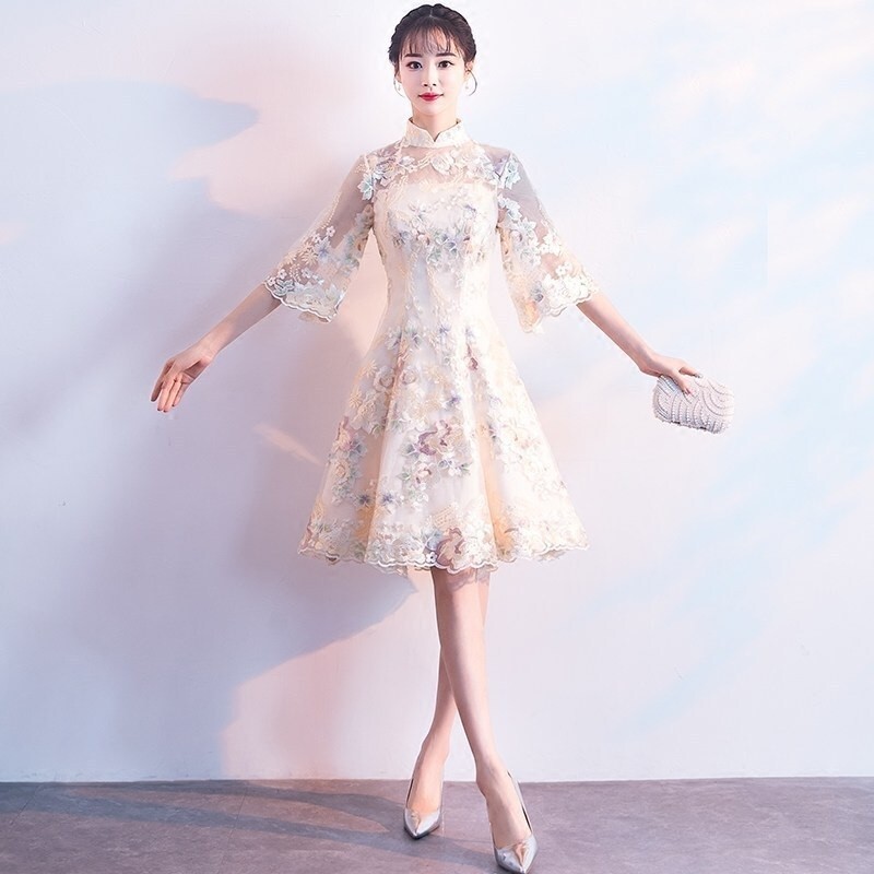 sachin and babi light blue dress evening dresses  Luna Crescent