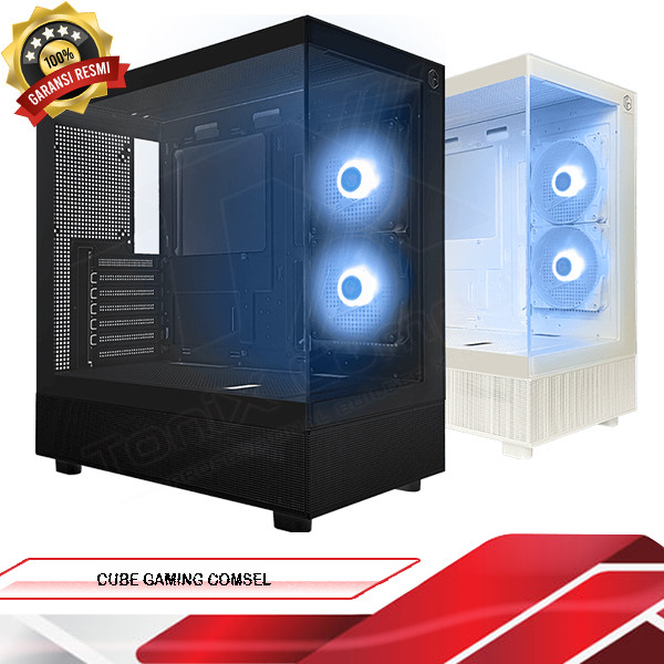 Cube Gaming Carousel Black / White ATX Gaming Case USB Type C | Gaming ...