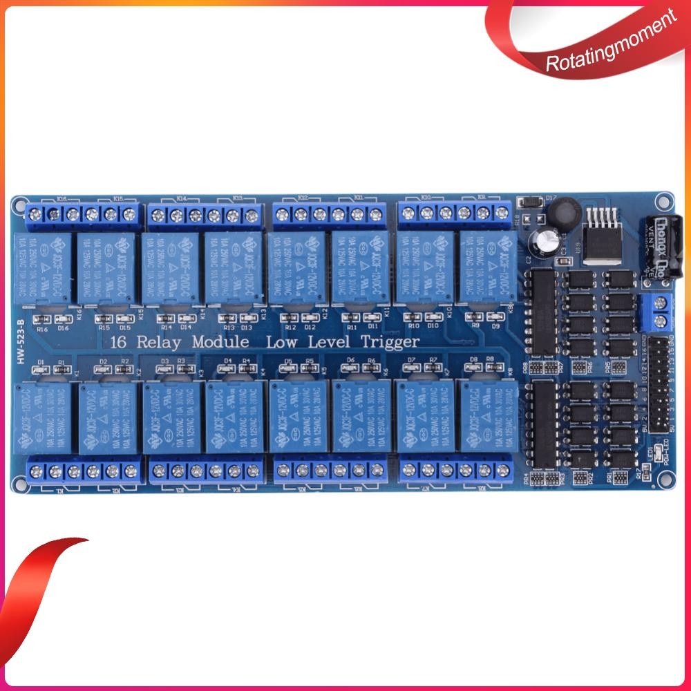 RotatingMoment AU 16 Channel DC Relay Modules 12V LM2576 Wifi Relay ...