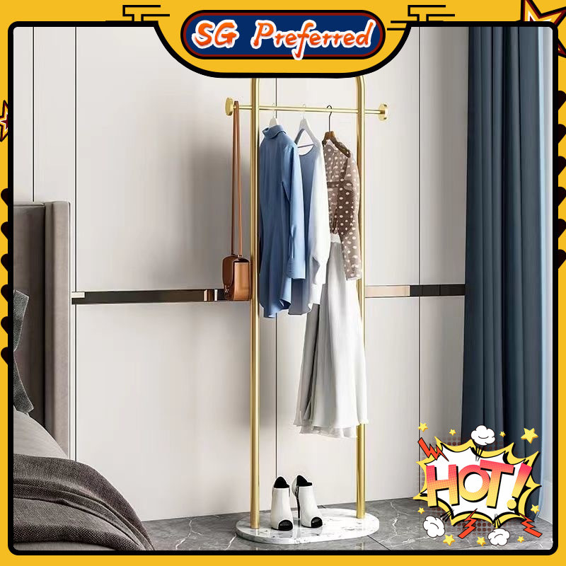 Modern Minimalist Bedroom Living Room Floor-standing Coat Rack Home ...