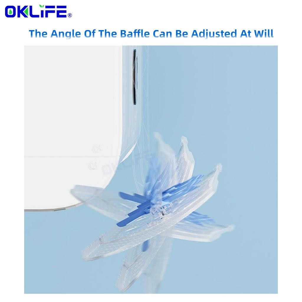 Three-Blade Air Conditioner Wind Deflector Shield view 8