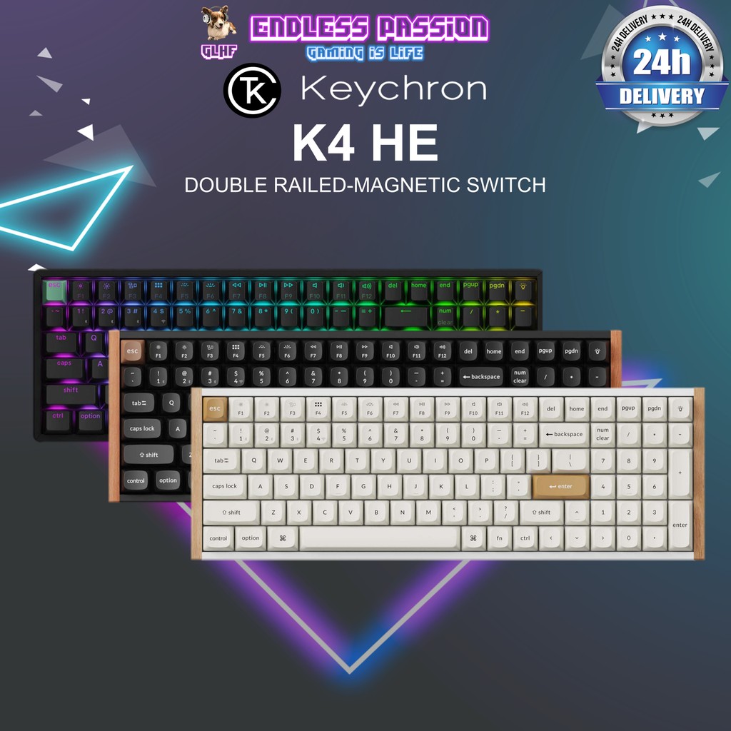 Keychron K4 HE - Wireless Magnetic Switch Custom Keyboard | Shopee ...
