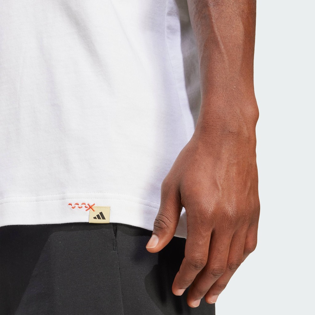 adidas Lifestyle Doodle Hunt Skate Graphic Tee Men White JM6499