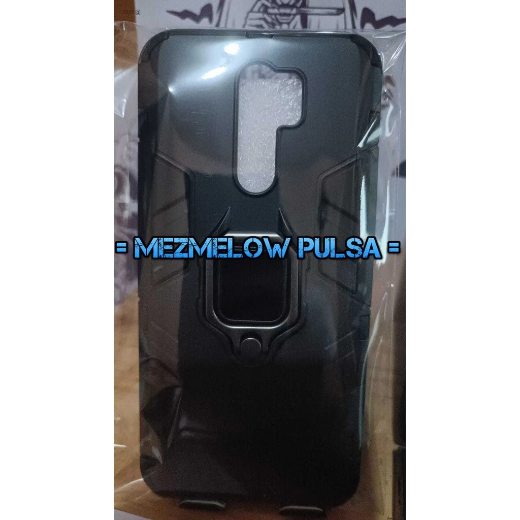 Hard Case Ring Magnet Stand Case Armor Case Hardcase XIAOMI REDMI 9 BIASA - Gambar 2