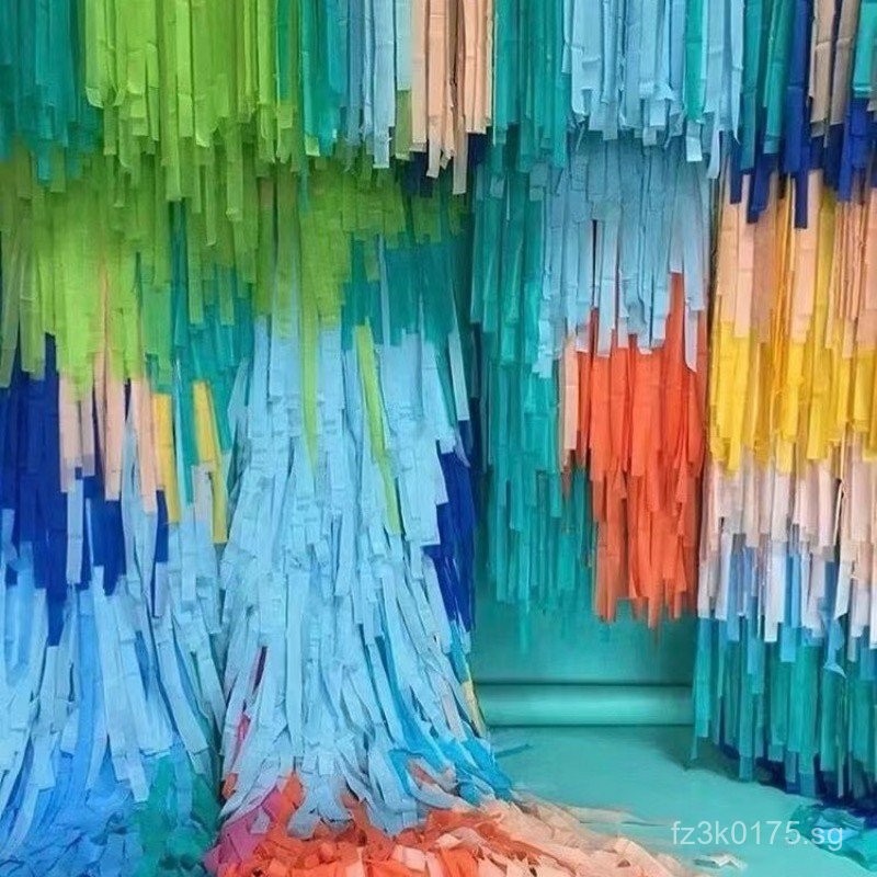 Window Display Cloth Strips Wedding Props Decoration Arrangement DIY ...