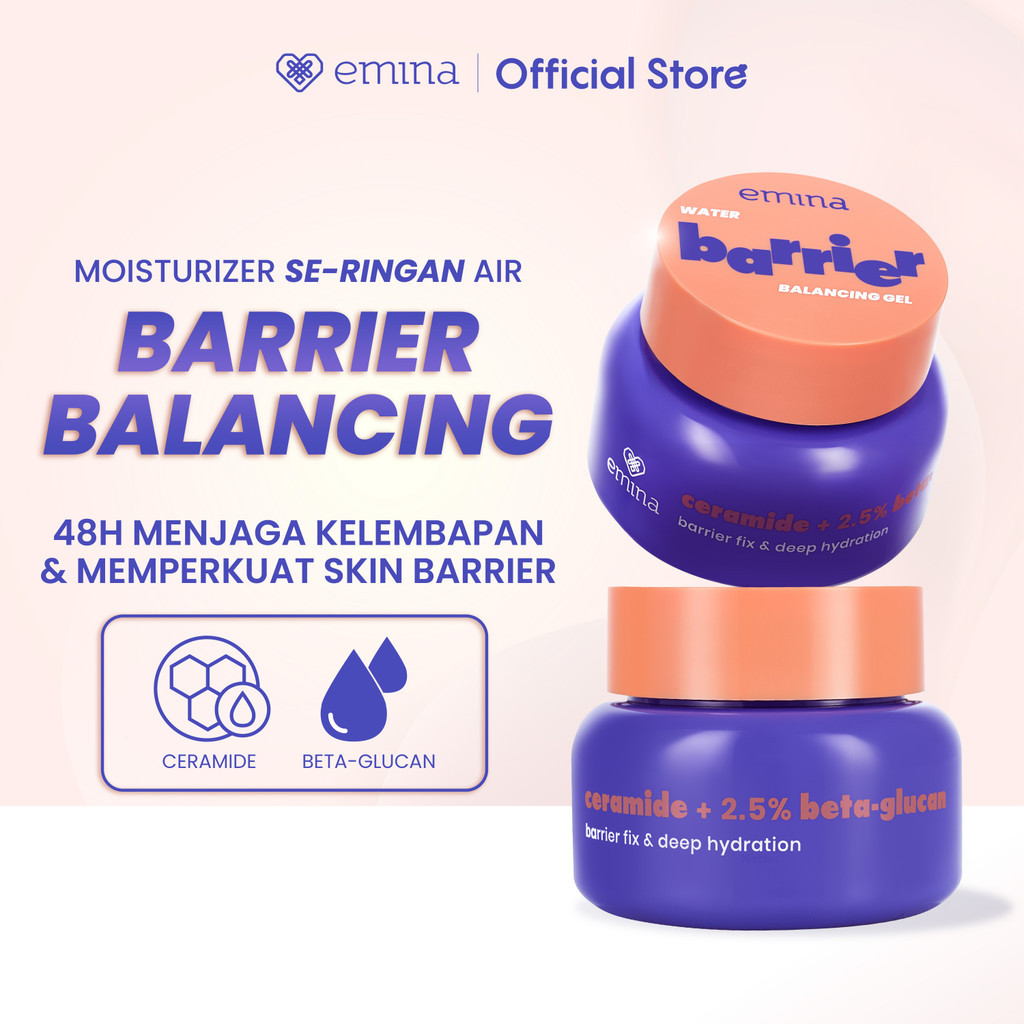 EMINA MOISTURIZER GEL PENCERAH ANTI KUSAM Emina Moist Gel (Bright Glow/PDRN/TXA) / Skincare Pelembap Pencerah Kulit Kusam Anti Bekas Jerawat PIE PIH Plumpy Glowing / Merah Jingga Official - Gambar 4