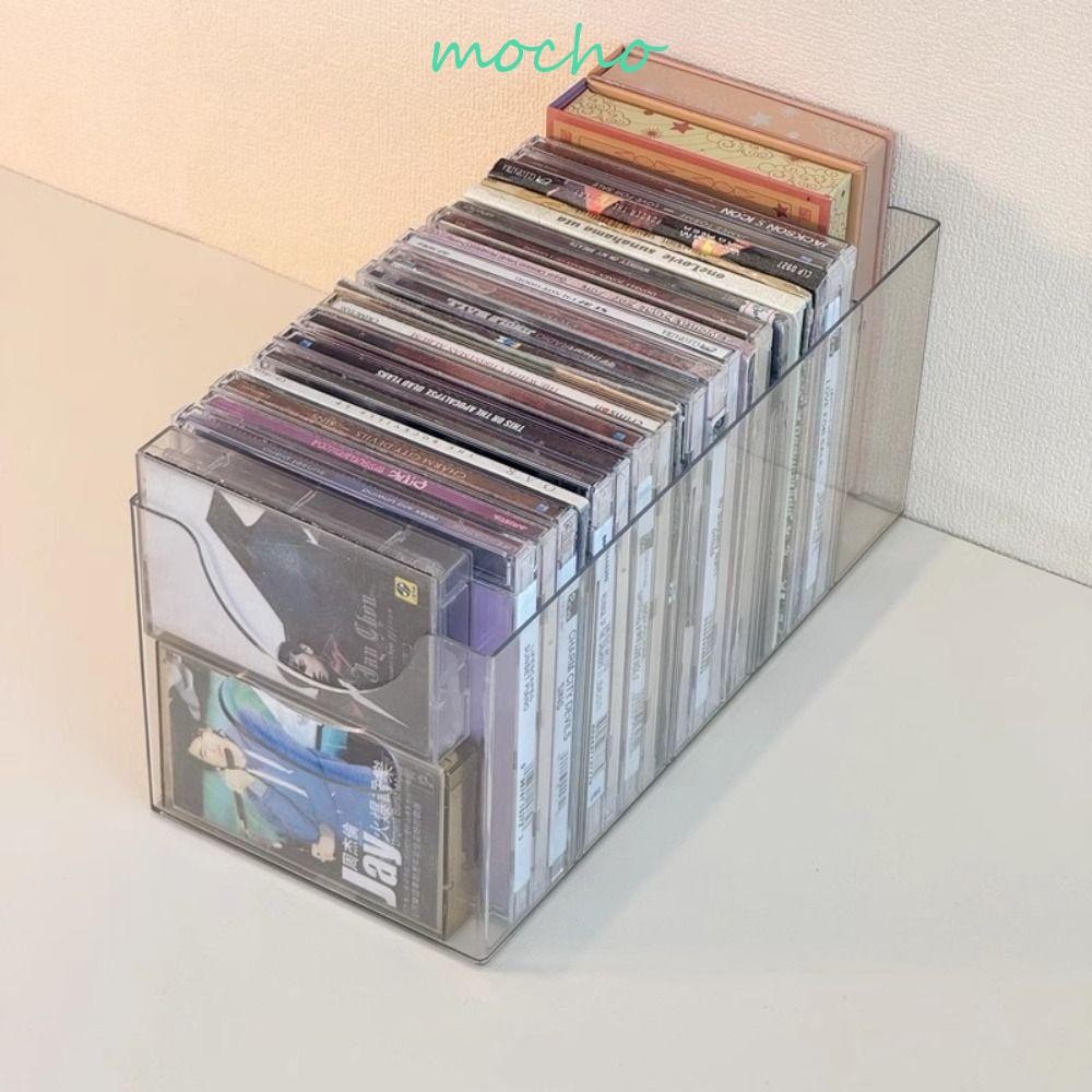 MOCHO CD Storage Holder, Clear DIY Disc Display Box, Hand-box Large ...