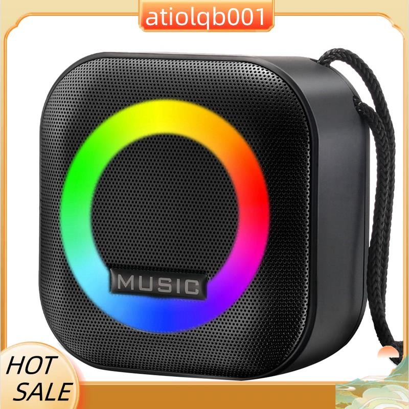 Portable Bluetooth Speaker RGB Colorful Light Waterproof Wireless ...