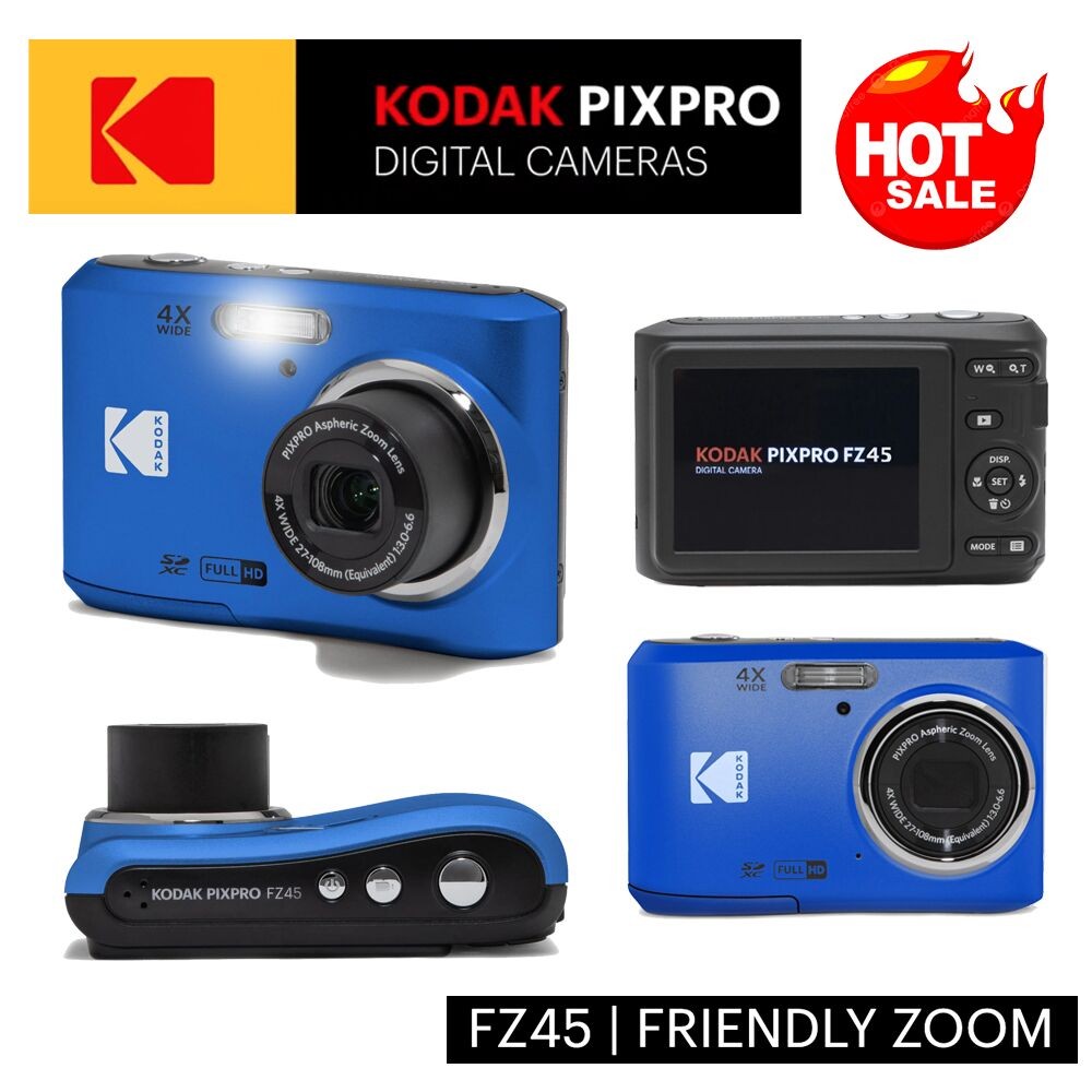 Kodak PIXPRO FZ45 Friendly Zoom Compact Digital Camera Point