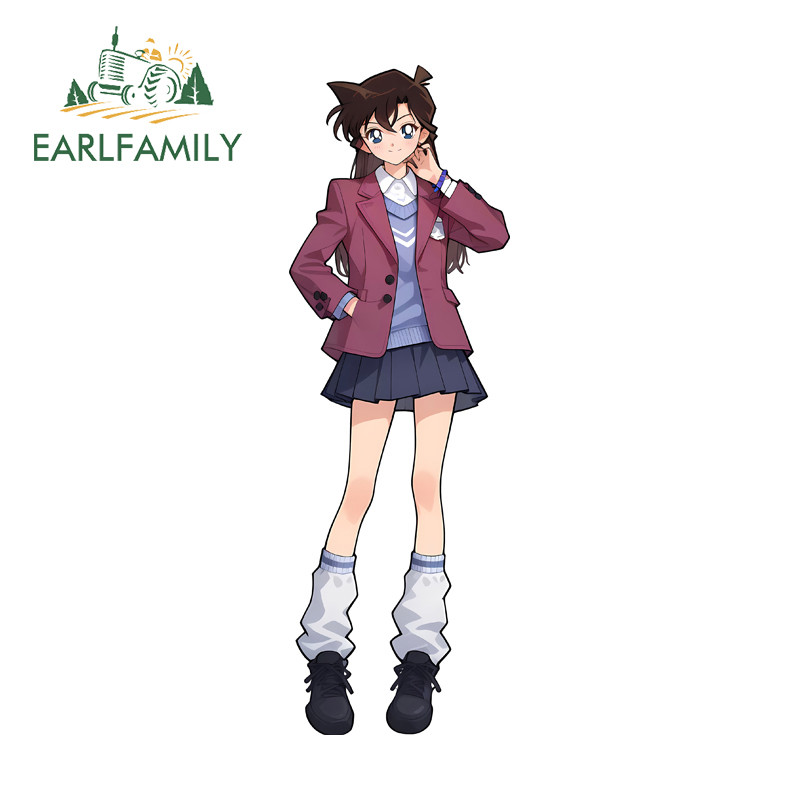 EARLFAMILY Detective Conan Mouri Ran Car Sticker Anime Suit Girl ...