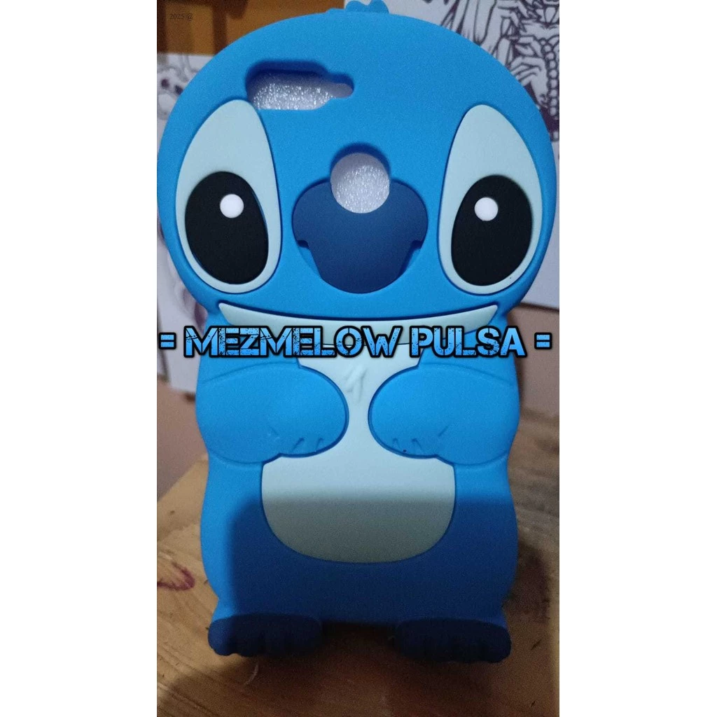 Soft Case karakter Case karakter 3d Stitch Caseng OPPO A12 / OPPO A7 / OPPO A5S / OPPO F9 PRO / OPPO F9 BIASA