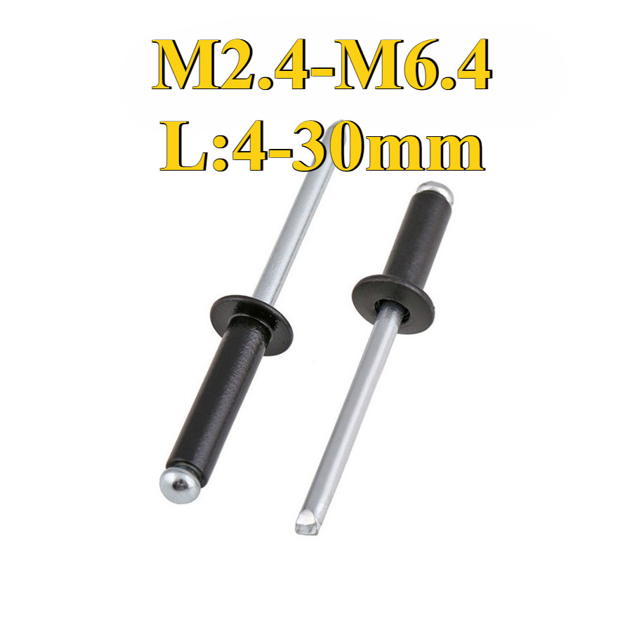 Black Aluminum Core Rivets Screws Rivets Round Head Core Core Core Core ...