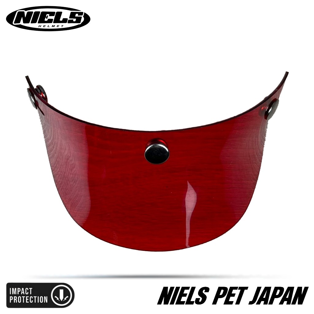 NIELS - Pet Japan Helm Bogo Retro Transparant / Solid - Gambar 3