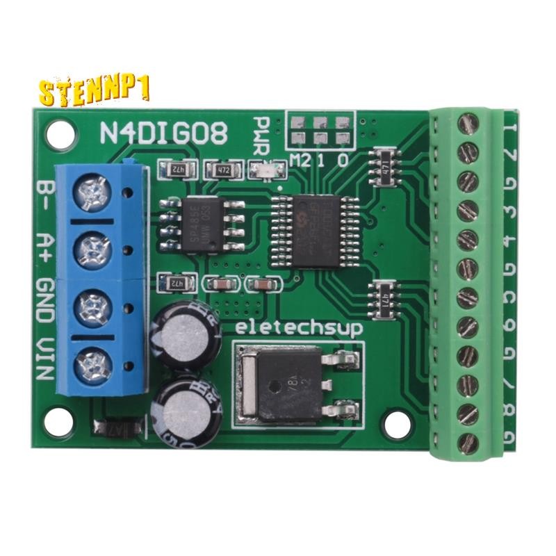 8Ch Input/Output Digital Switch TTL LvTTL CMOS RS485 IO Control Module ...