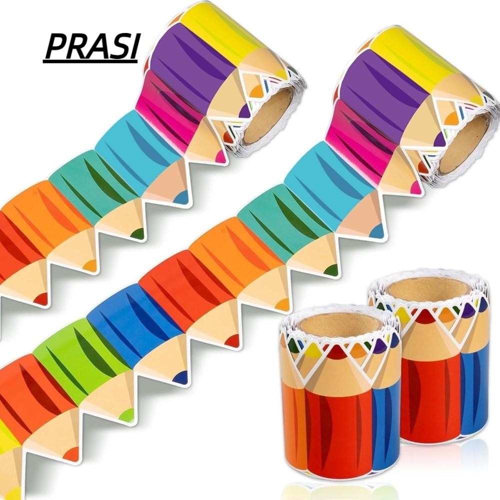 PRASI 1Roll Chalkboard Bulletin Board Border, DIY Paper Border Paper ...