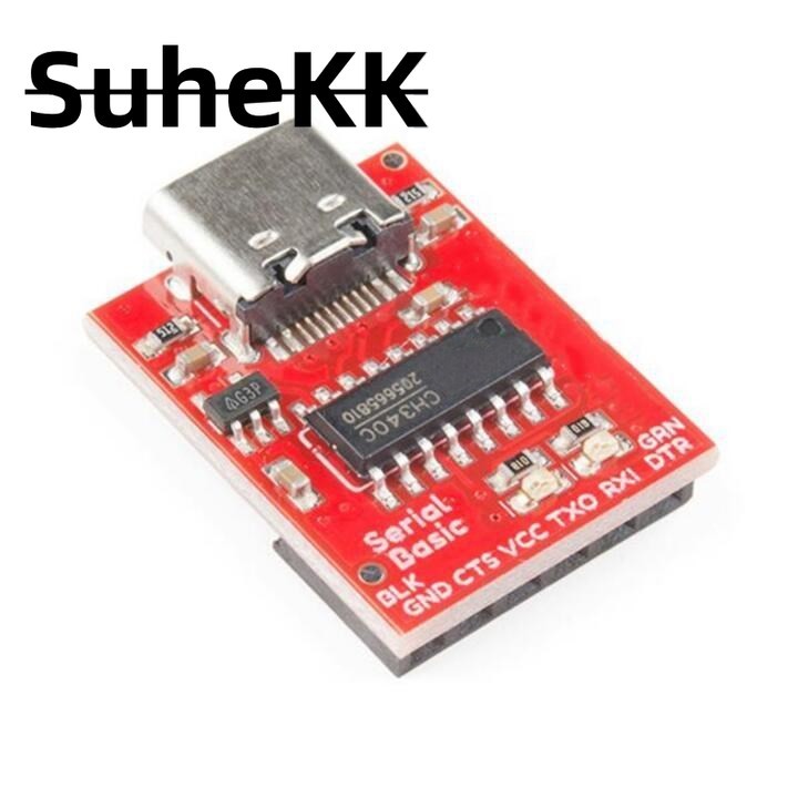 CH340C TYPE C USB 3.3V 5V to TTL Serial Adapter Module Bus Conversion ...