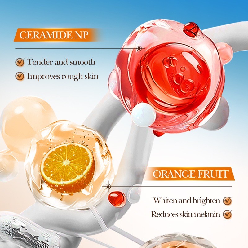 Product image Orange Whitening Exfoliating Gel Brightening Whitening Gentle Exfoliating Remove Chicken Skin Acne Moisturizing Body Care 8