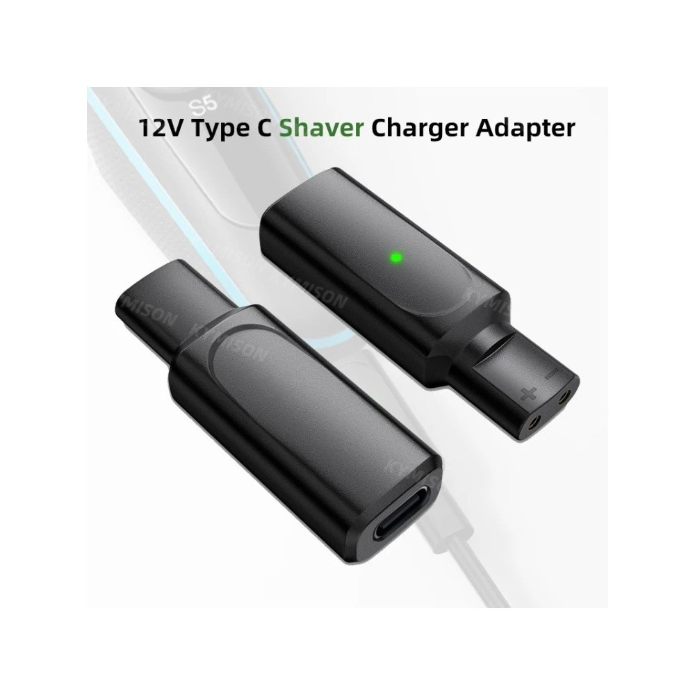 12V Type C Shaver Charger Adapter for Braun Series 3 5 7 9 6 1 XT5 ...