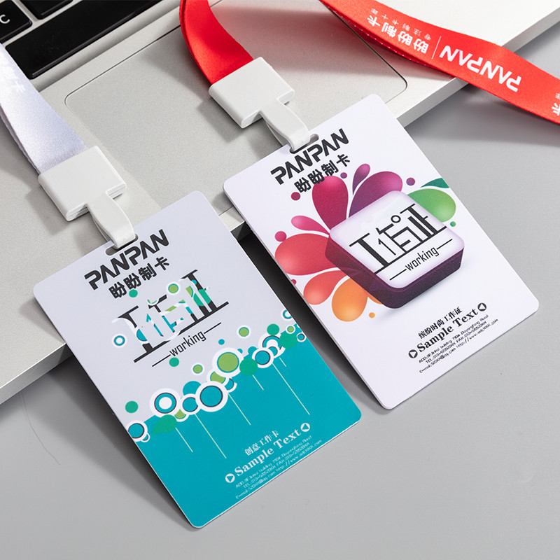 Hot-sell pvc Work Card Customized Personalized Badge Employee Nameplate ...
