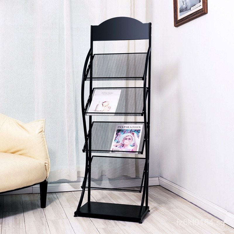Floor Plan Magazine Rack Display Stand Brochure Holder Newspaper Rack ...