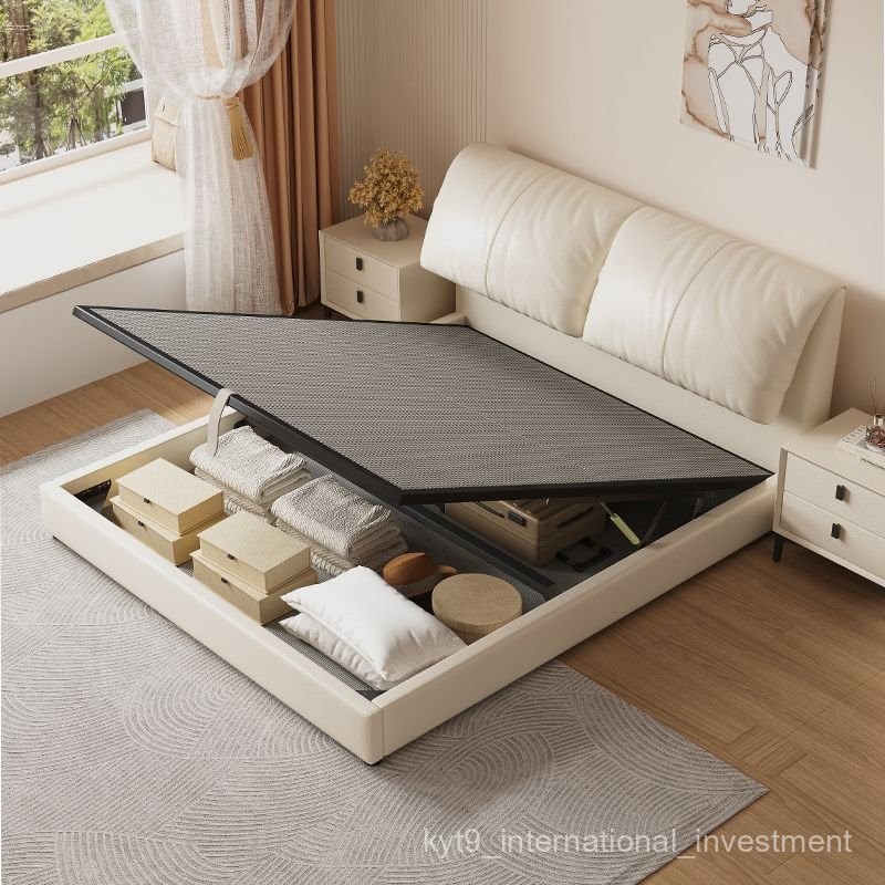 Feimashi TT TT Leather Modern Simplicity1.5M Home Master Bedroom ...