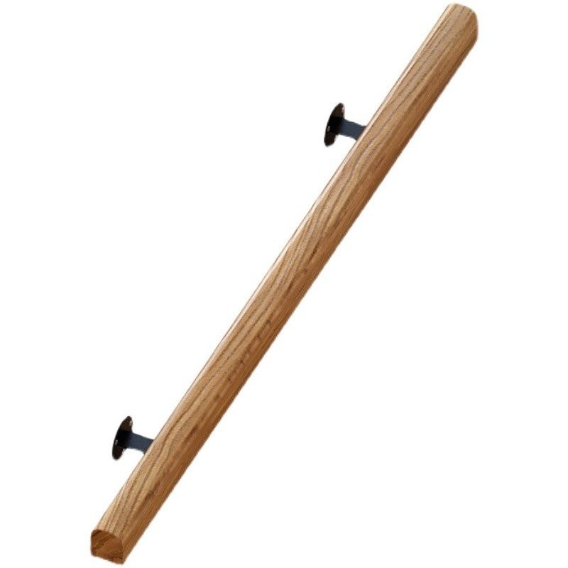 Wooden railing Simple Loft Indoor Wooden Wall-Mounted Corridor Handrail ...
