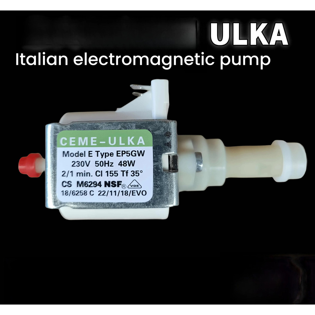Pompa Acqua Ulka EP5 Per Macchine Caffè Pompa Ulka EP5GW 48W - Macchina Caffè Lavazza Saeco Gaggia Delonghi Universale E Pompa Acqua Compatibile Con Dolce Gusto