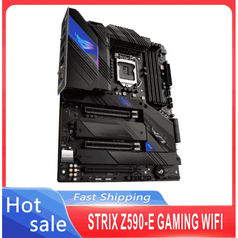 ROG STRIX Z590-E GAMING WIFI LGA1200 Intel Z590 LGA 1200 PCI-E 4.0 4×M ...