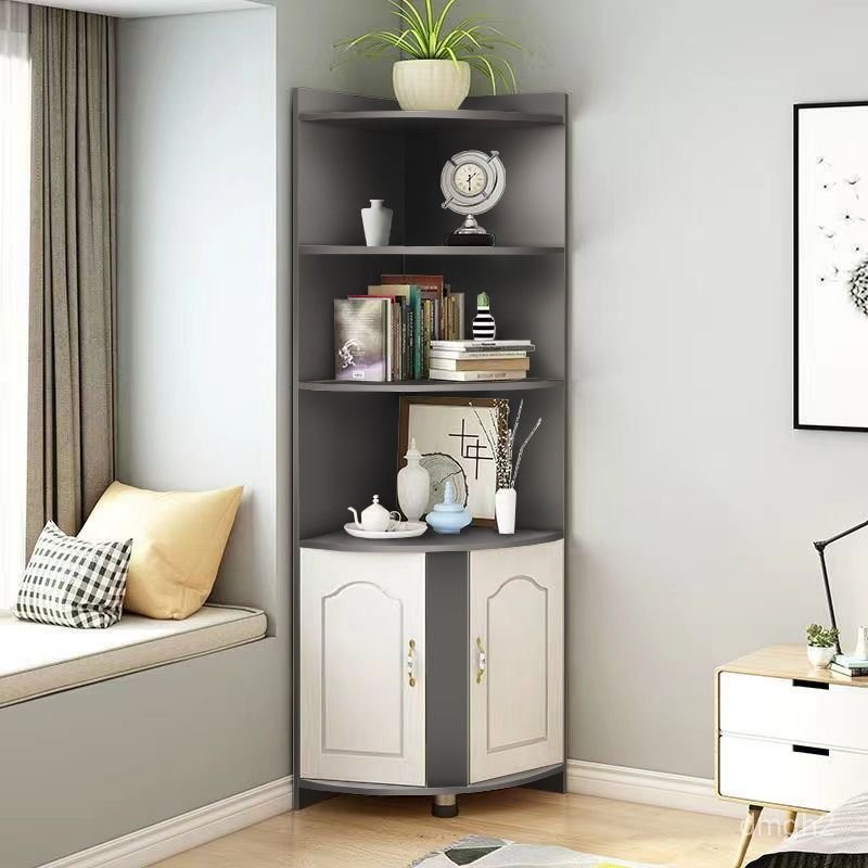Corner Cabinet Storage Rack Living Room Corner Corner Cabinet Storage ...
