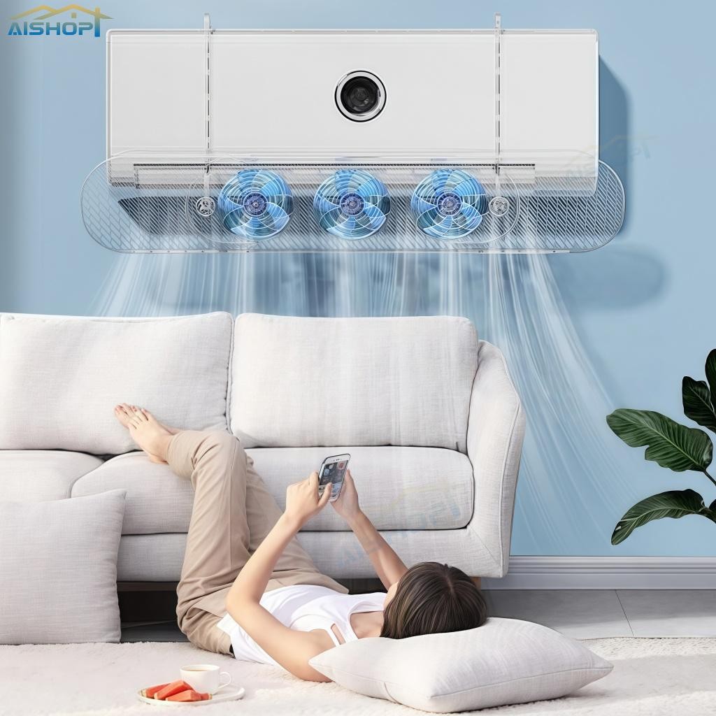 [SG Seller]Wall-Mounted Air Conditioner Cold Air Outlet Wind Shield Air ...