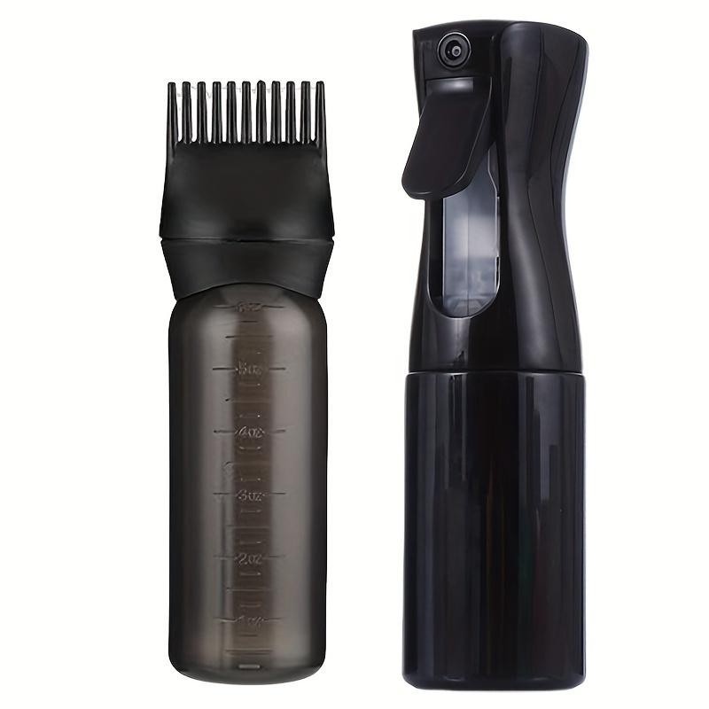 Continuous Spray Bottle and Root Comb Style Hair Glue Dispenser ...