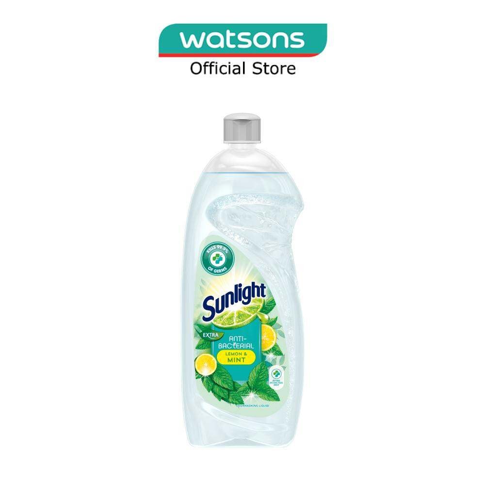 SUNLIGHT Extra Anti-Bacterial Dishwashing Liquid Lemon & Mint 800ml ...