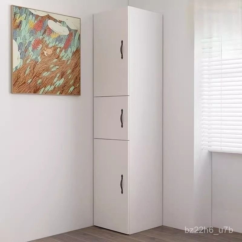 Free gifts】Bedroom Living Room Locker White with Door Corner Cabinet ...