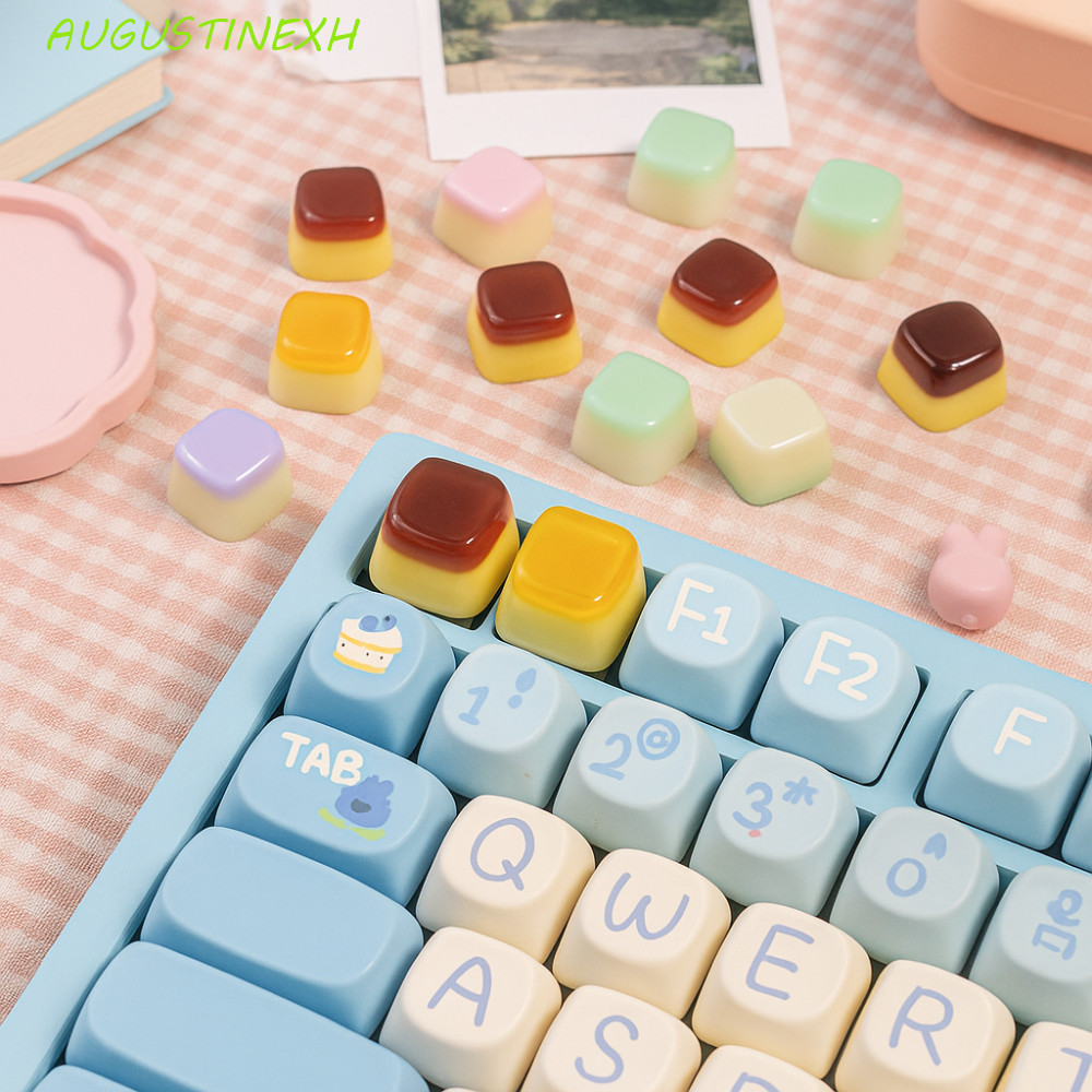 AUGUSTINEXH Mechanical Keyboard Key Caps, Personalized Transparent ...