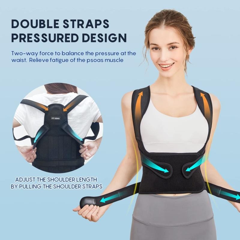 TBHB Back Support Brace Posture Corrector For Women And Men Back ...