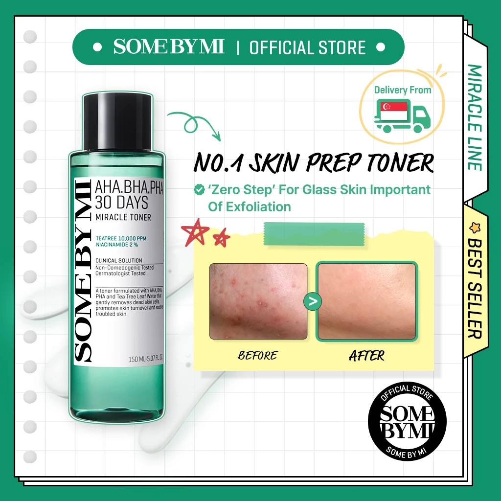 Some By Mi Aha Bha Pha Miracle Toner Exfoliating Skin Shoothing 