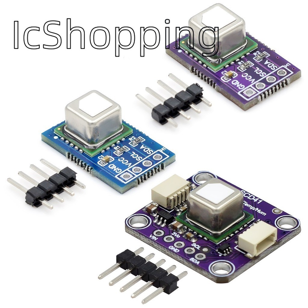 SCD40 SCD41 gas sensor module detects CO2 carbon dioxide temperature ...