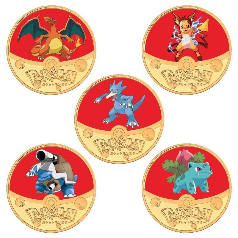 Pokémon Evolution Edition Commemorative Coin Pokemon Anime Coin ...