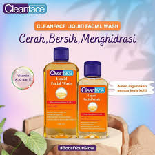 Cleanface Facial Wash 50ml - 130ml / Merah Jingga Official - Gambar 2