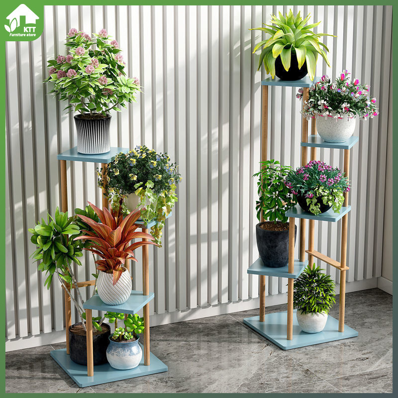 Flower Stand Plant Rack Outdoor Plant Stand Balcony Decoration Flower ...