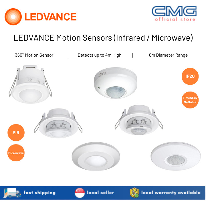 LEDVANCE Motion Sensors Passive Infrared / Microwave Sensors IP20 ...