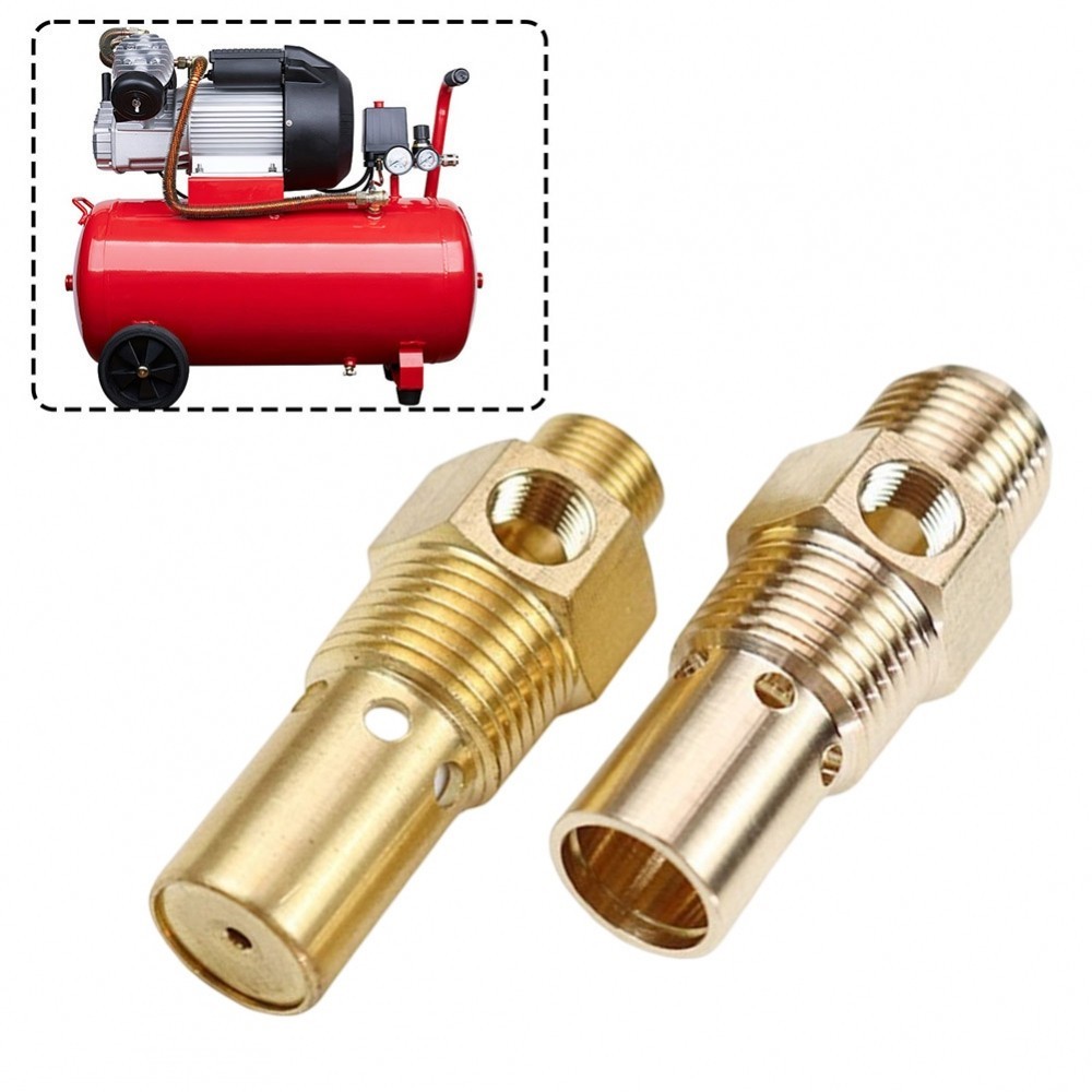 Air Compressor Valve Gold Color NPT Pipe Thread NPT Pipe Plug For Air ...