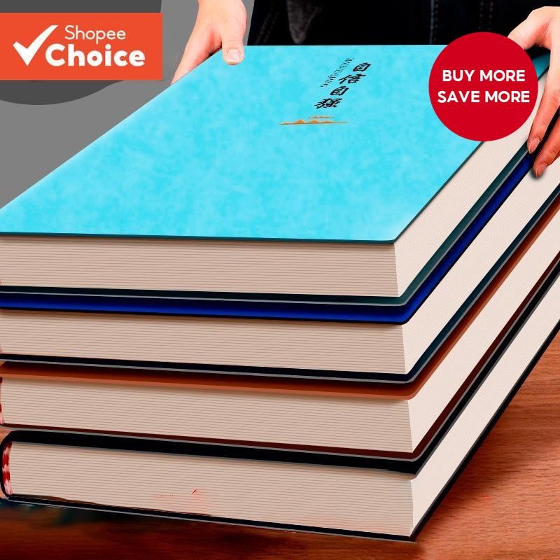 1pc A4 100 sheets /200 pages thick notebook writing notebook work ...